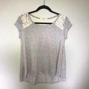 Grey Lacey Shirt